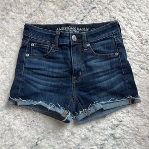 American Eagle Dark Denim Shorts